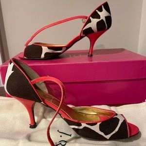 J Crew Peep-toe Heels - Made in Italy